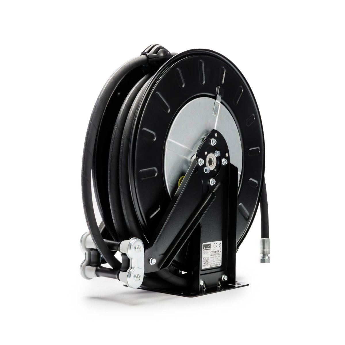 PIUSI Hose Reel Grease 3/8"x15m Spring Rewind - GO Industrial - HA40153800A