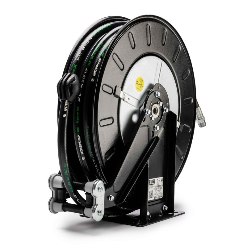 PIUSI Hose Reel Oil 1/2"x15m Spring Rewind - GO Industrial - HA6015120B