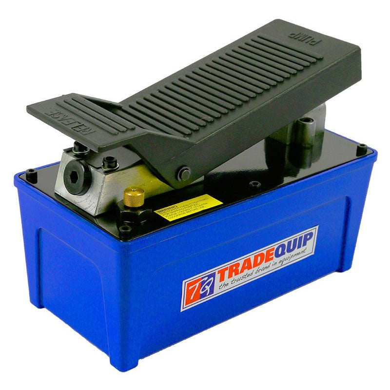 TRADEQUIP Air Hydraulic Foot Pump 10,000psi - GO Industrial - 2054T