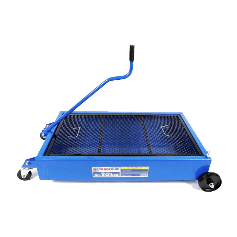 TRADEQUIP Waste Oil Drain Trolley 60 Litre - GO Industrial - 1146T