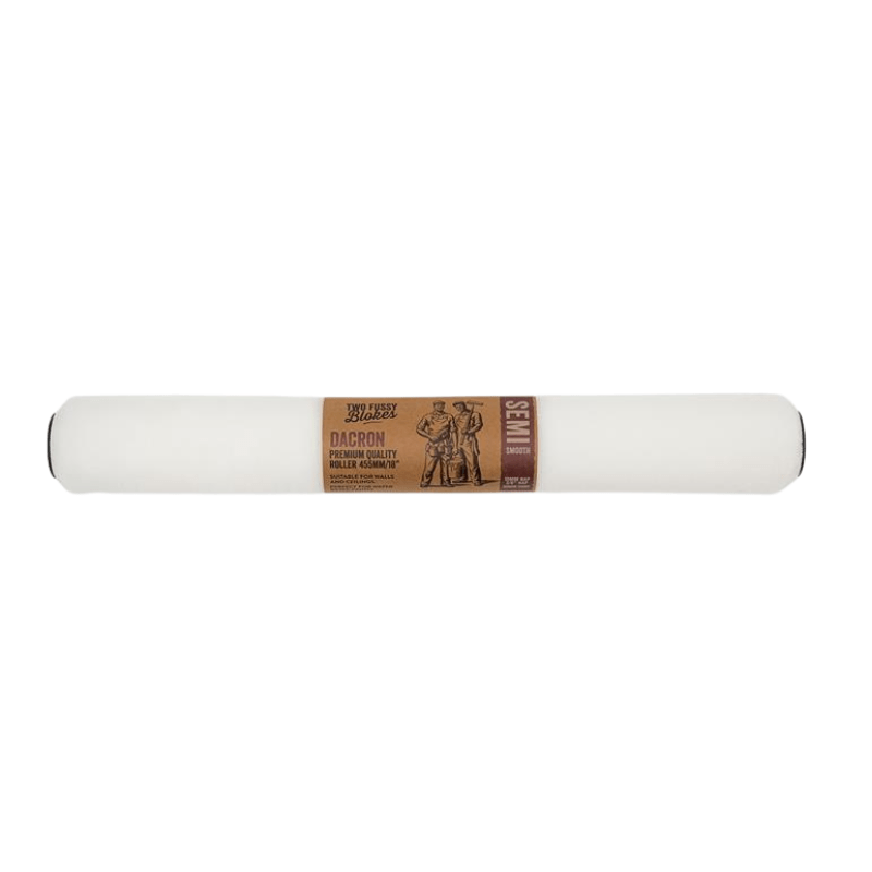 TWO FUSSY BLOKES 10mm Nap 455mm Dacron Paint Rollers - GO Industrial - DC - 455 - 10 - SGL