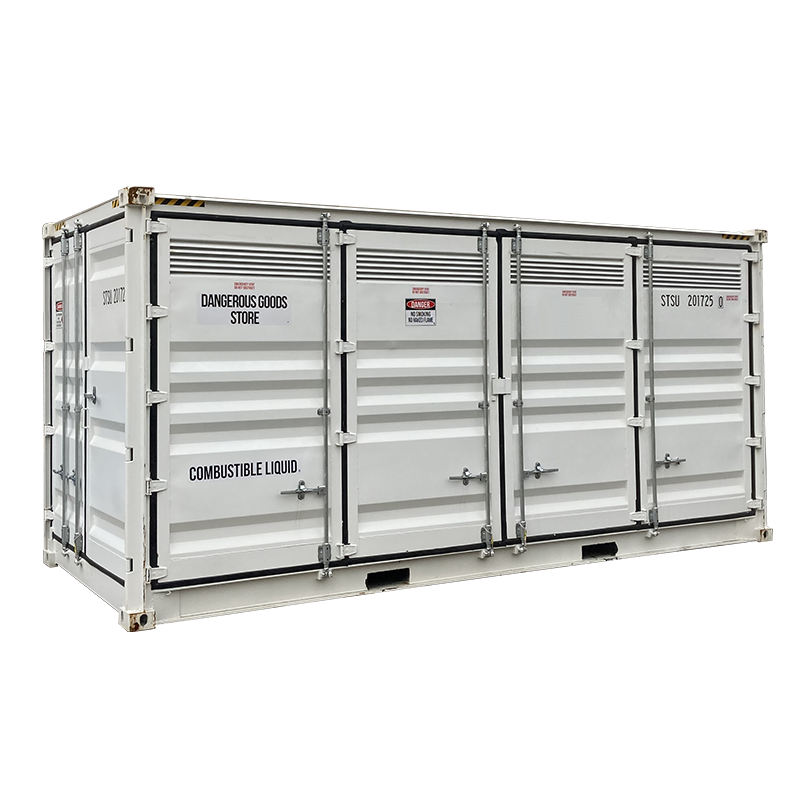 Dg Store 6m Long Open Side Dangerous Goods Container - Go Industrial