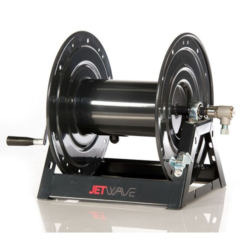 12V Electric Rewind Hose Reel for Hydraulics, Spray Painting, Air