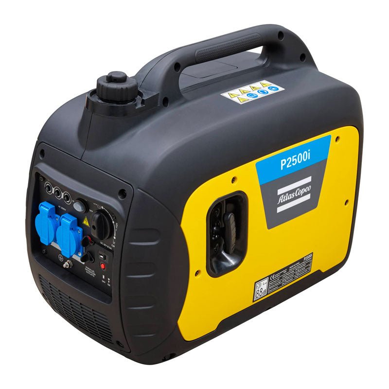 ATLAS COPCO P2500i Generator 2500W 2.3 kVA Petrol - GO Industrial - P2500i