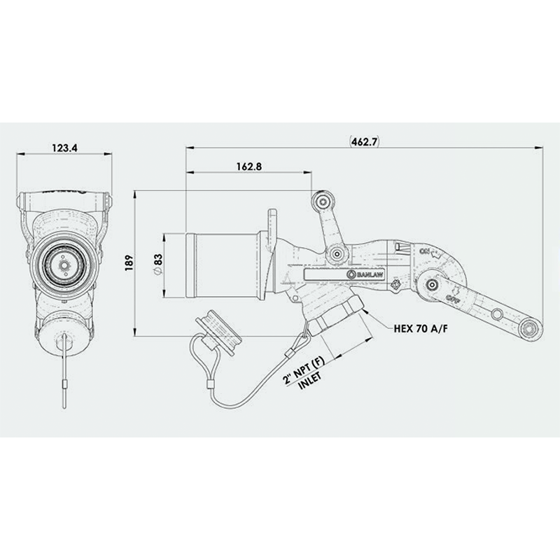 BANLAW 1000 Series Dry Break Diesel Refuelling Nozzles - GO Industrial - BAMS6