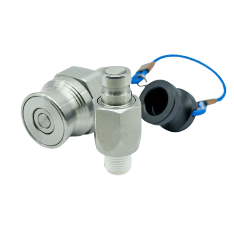 BANLAW Silver Size 0 Fluid Transfer Flush Face - GO Industrial - BPLR0