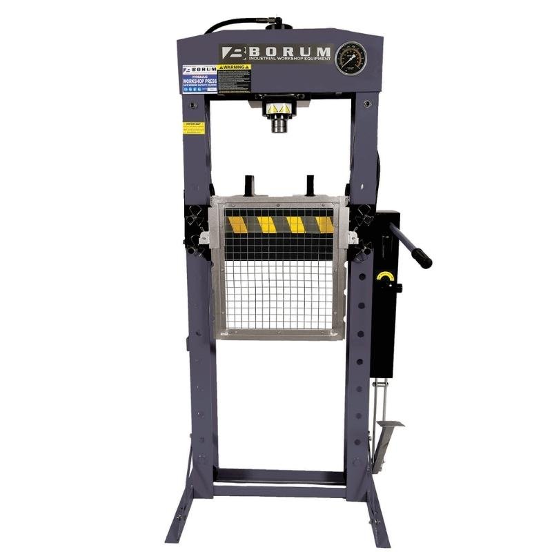 BORUM 20T Rated Hydraulic Press - GO Industrial - BHSP20T