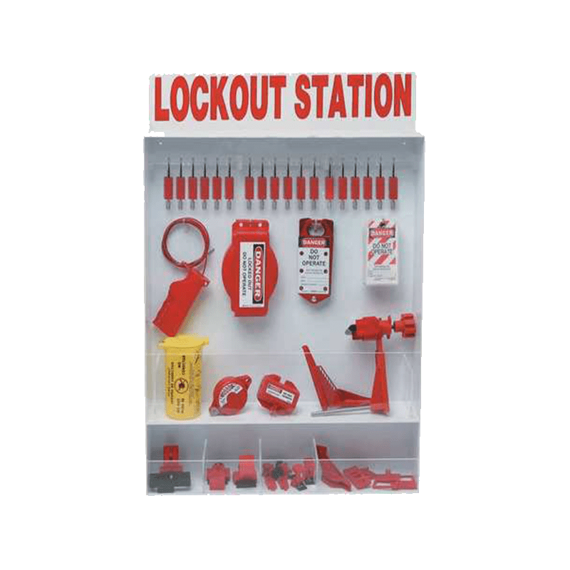 BRADY Combination Wall Mount Lockout Station - GO Industrial - 99692