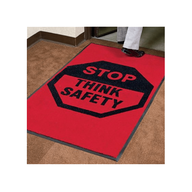 BRADY Safety Slogan Carpet Mats - GO Industrial - 850789