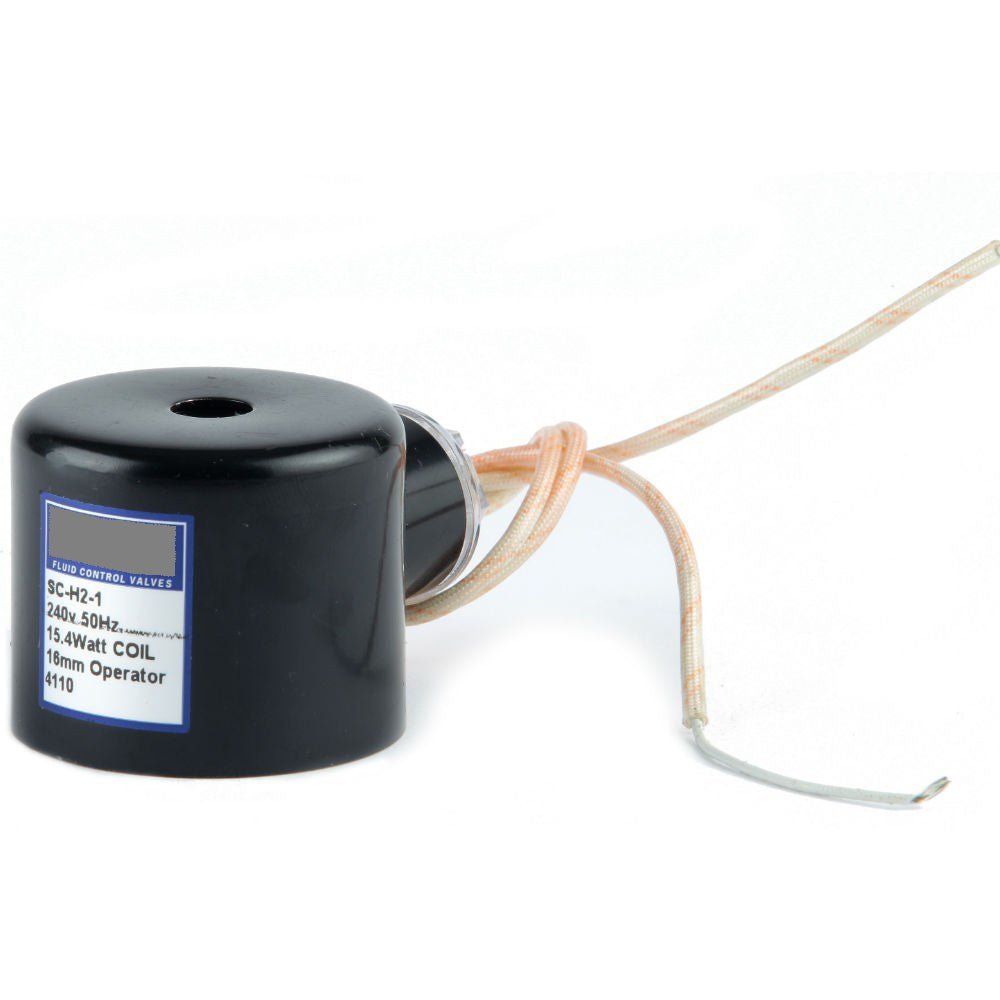 GO 12v DC 12.5 W Flying Lead Solenoid Valve Coil 16mm - GO Industrial - SC - H2