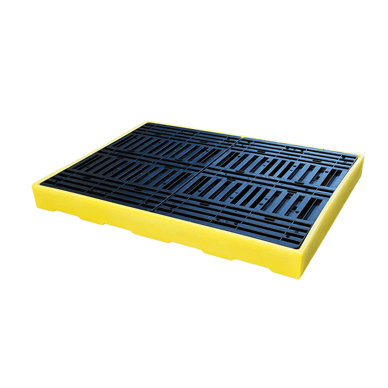 GO 4 Drum Floor Bund Rectangular - GO Industrial - TSSBF4