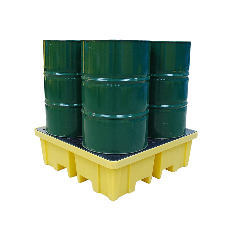 GO 4 Drum Spill Pallet Bund - GO Industrial - TSSBP4L