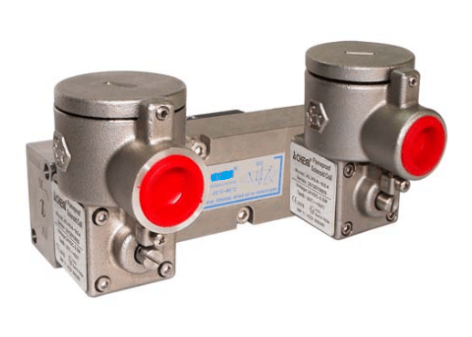 GO Namur EXD 316 Stainless 5 Way 2 Position Double Solenoid Valve 1/4" - GO Industrial - ALV620F3
