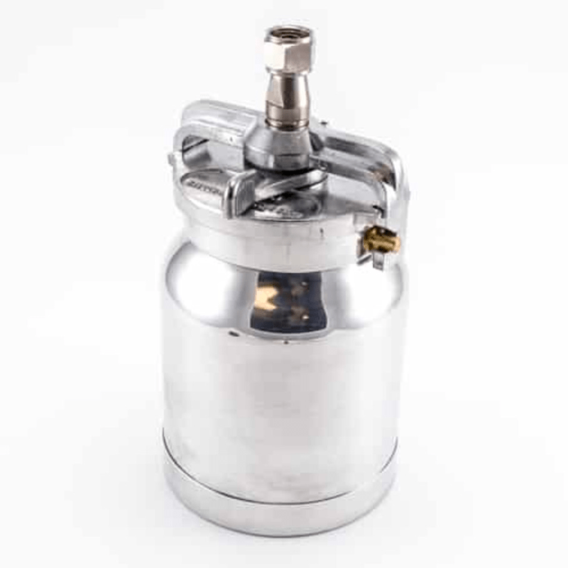 GRACO EDGE II HVLP Gun Siphon Aluminum Cup with Lid 1qt .9 L - GO Industrial - 244130