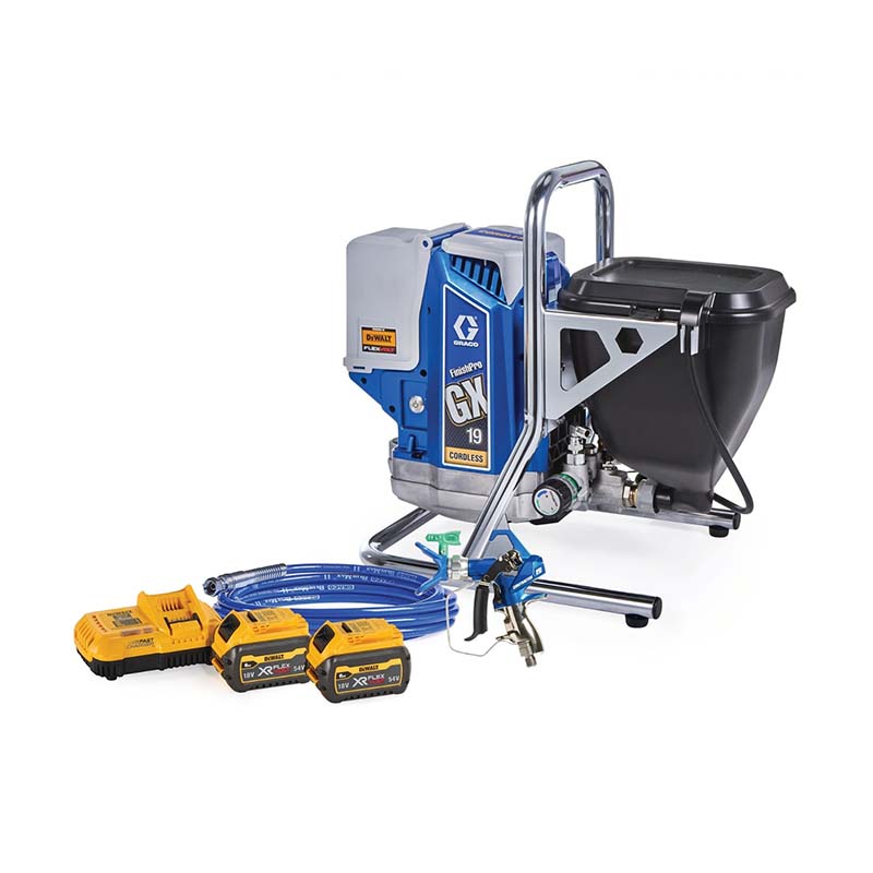 GRACO FinishPro GX 19 Cordless Airless Paint Sprayer - GO Industrial - 25U855