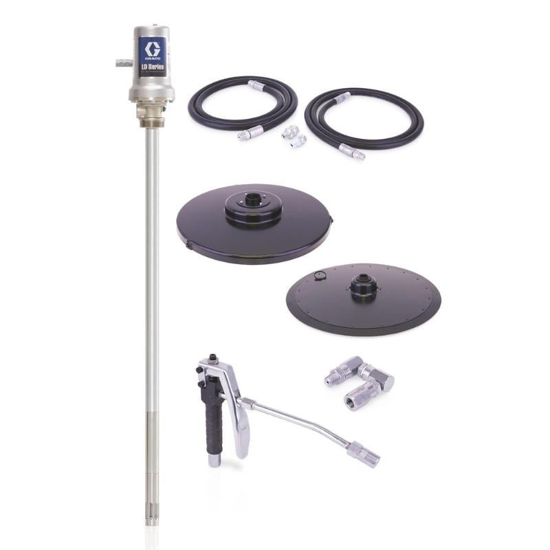 GRACO LD Series 50:1 Stationary Grease Pump Package 180kg - GO Industrial - 24J042
