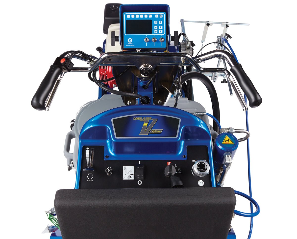 GRACO LineLazer V 250SPS HP Reflective Series Self - Propelled Gas Hydraulic Airless Line Striper - GO Industrial - 17H468