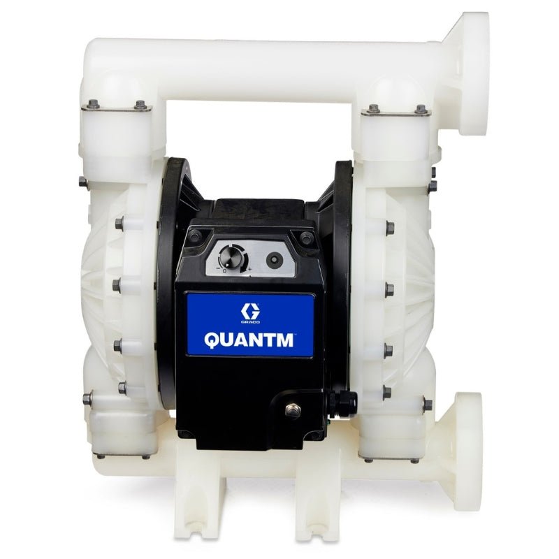GRACO QUANTM i120 2" End Flange Polypropylene Electric Diaphragm Pump - GO Industrial - TE120 - 0067