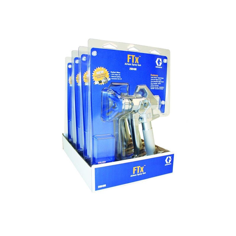 GRACO Spray Gun Airless FTx Gun with RAC X 515 4 - finger - GO Industrial - 288430