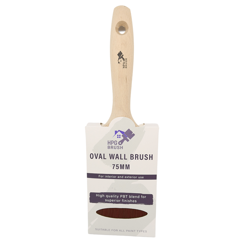 HPG Exterior Oval Wall Brush 75mm - GO Industrial - HPGB75