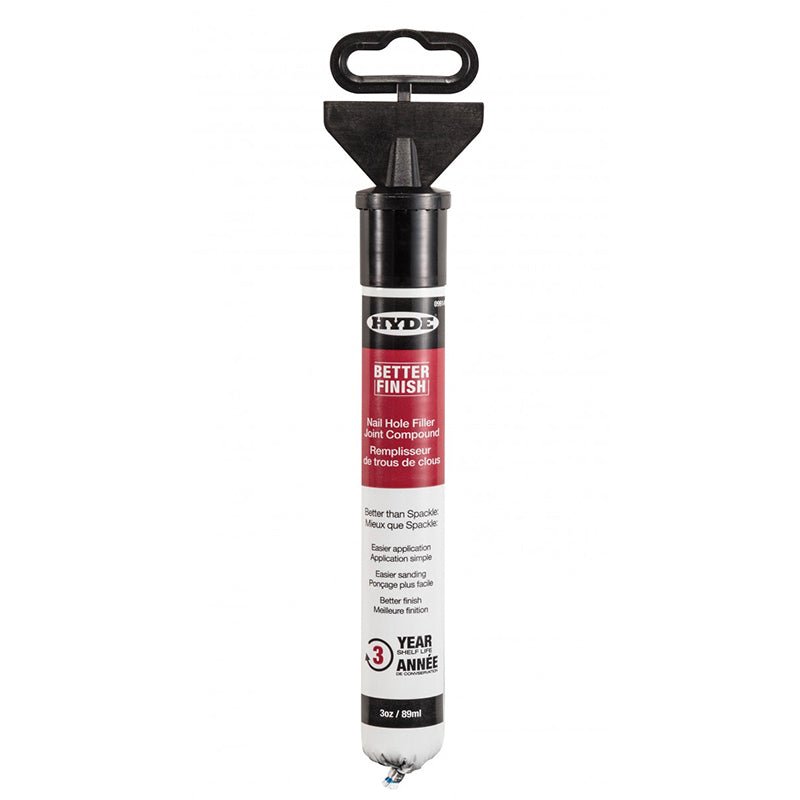 HYDE Better Finish Nail Hole Filler 3oz / 89ml - GO Industrial - 38JC09914