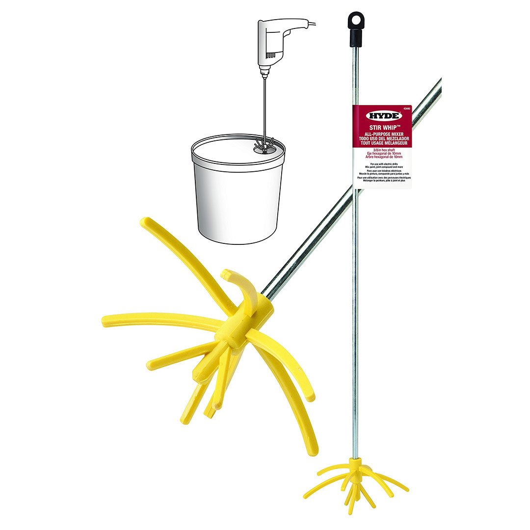 HYDE Flexible Fins Stir Whip Mixer - GO Industrial - 22SWM43440