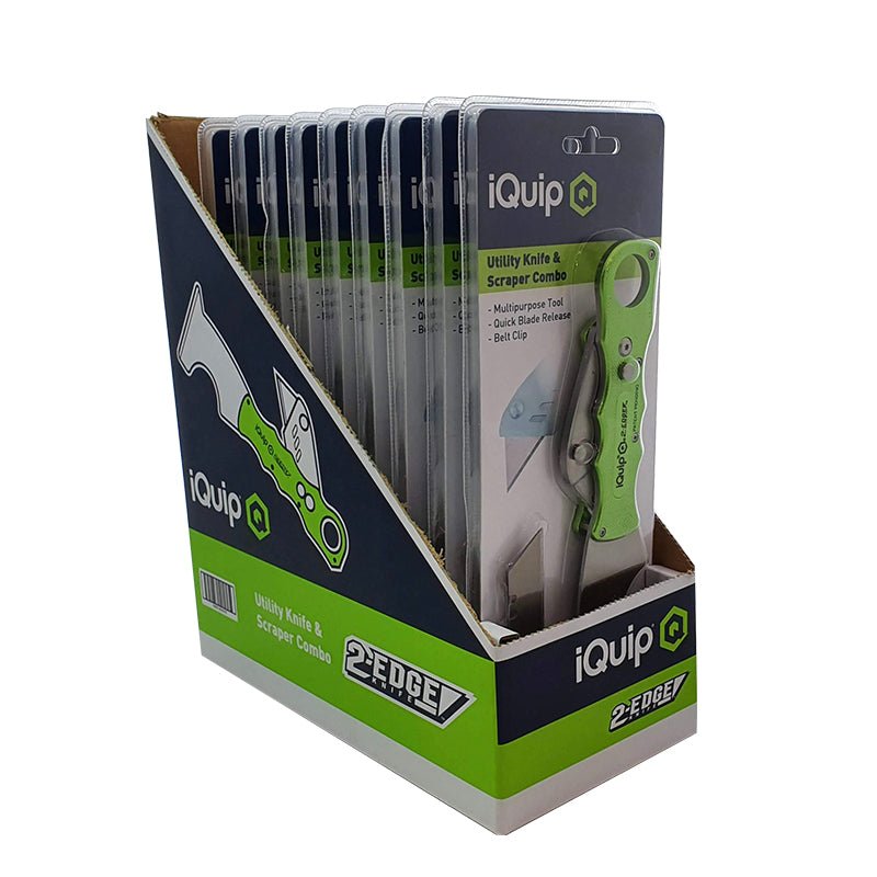 IQUIP 2 - Edge Utility Knife and Scraper Combo - GO Industrial - 22ZH412