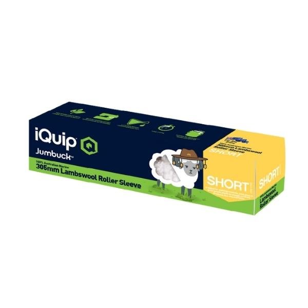 IQUIP Jumbuck 100% Aussie Lambswool Paint Roller Sleeves - GO Industrial - 22JR305S