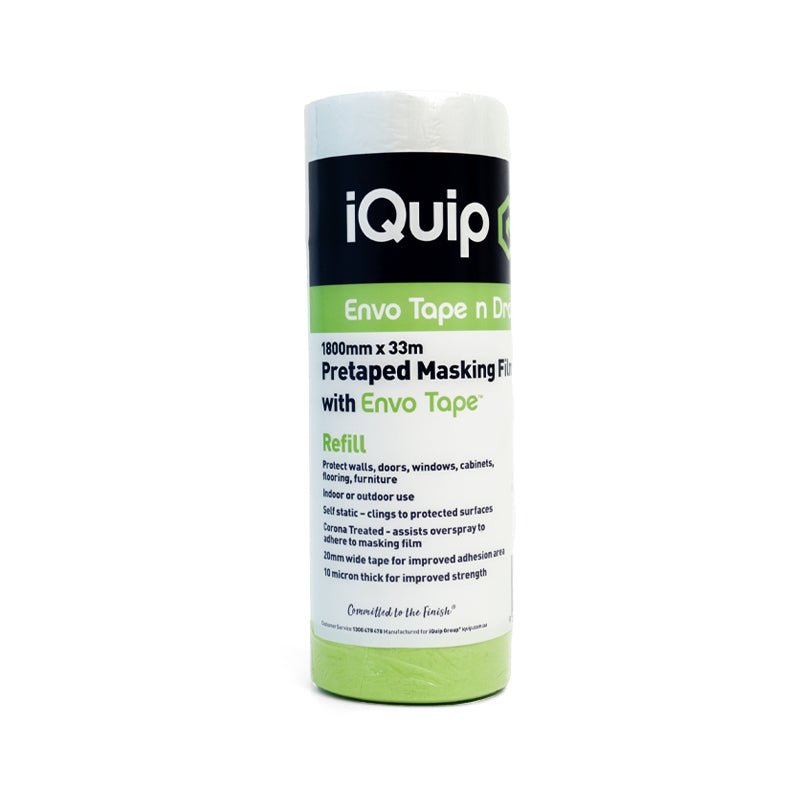 IQUIP Pre - taped Masking Film with Envo Tape Refills - GO Industrial - 16TMSE180033