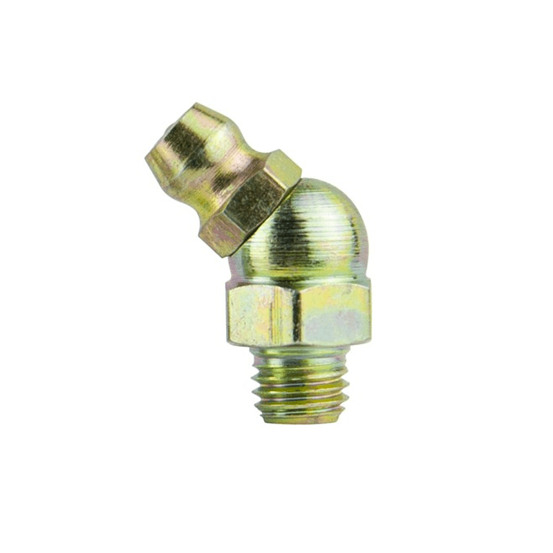 MACNAUGHT Metric Grease Nipple 45ş (M6 x 1 Tapered) 50 - Pack - GO Industrial - L - N061M - 45 - B