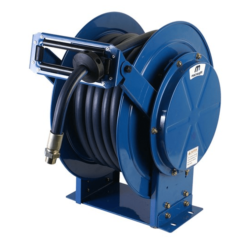 MACNAUGHT Twin Pedestal Air/Water Reel 12mm x 20m - GO Industrial - MATP1220 - 01