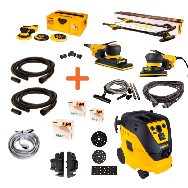 MIRKA Complete Contractor Sanding Kit - GO Industrial - GOMIRKACONTRACTORADVKIT
