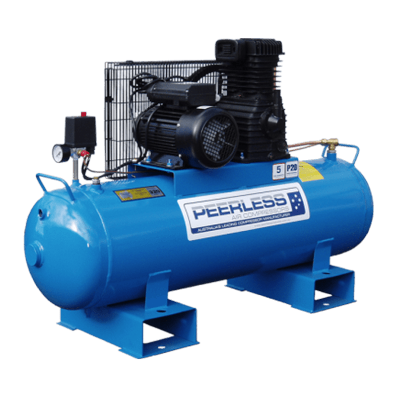 PEERLESS P20 Single Phase High Flow Air Compressor - GO Industrial - 7