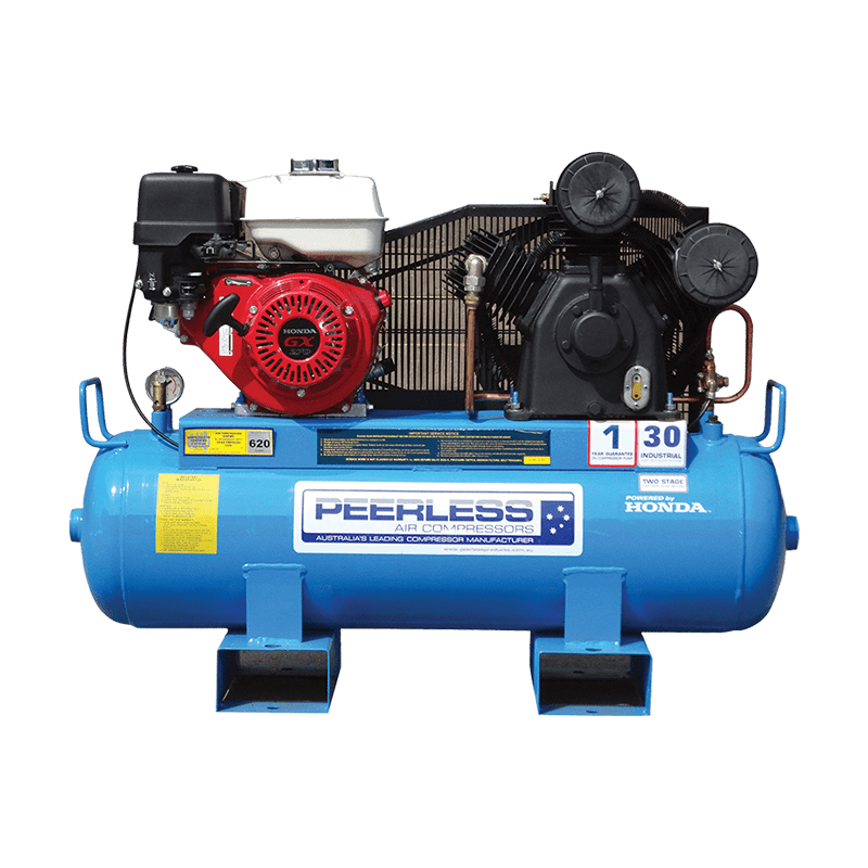 PEERLESS PHP30 Belt Drive Petrol Air Compressors - GO Industrial - 00088