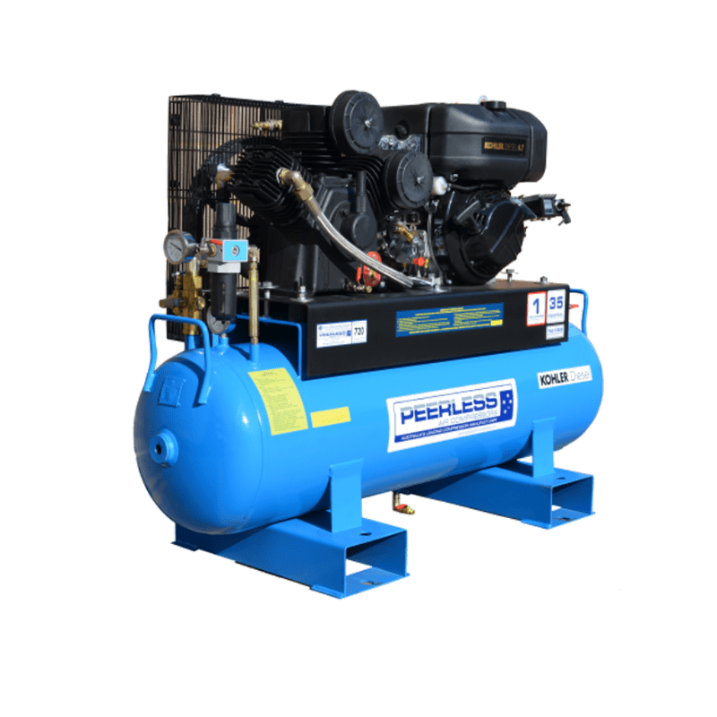 PEERLESS PHP35 Belt Drive Diesel Air Compressors - GO Industrial - 00094