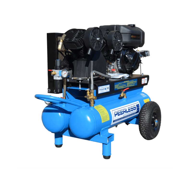 PEERLESS PV25 Belt Drive Diesel Air Compressor - GO Industrial - 00566