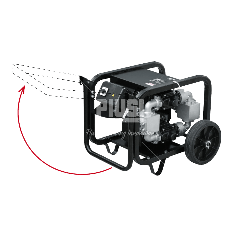 PIUSI ST200 Handy Kit Handle and Wheels - GO Industrial - F1686000