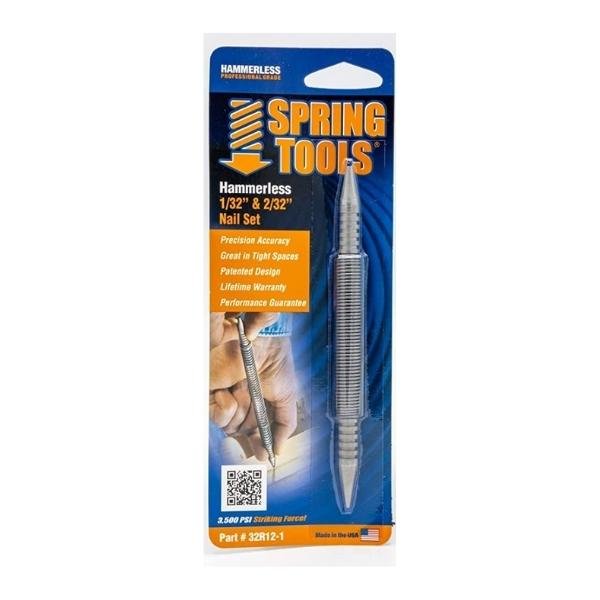 SPRING TOOLS Hammerless Nail Punch Set - GO Industrial - 22STR121