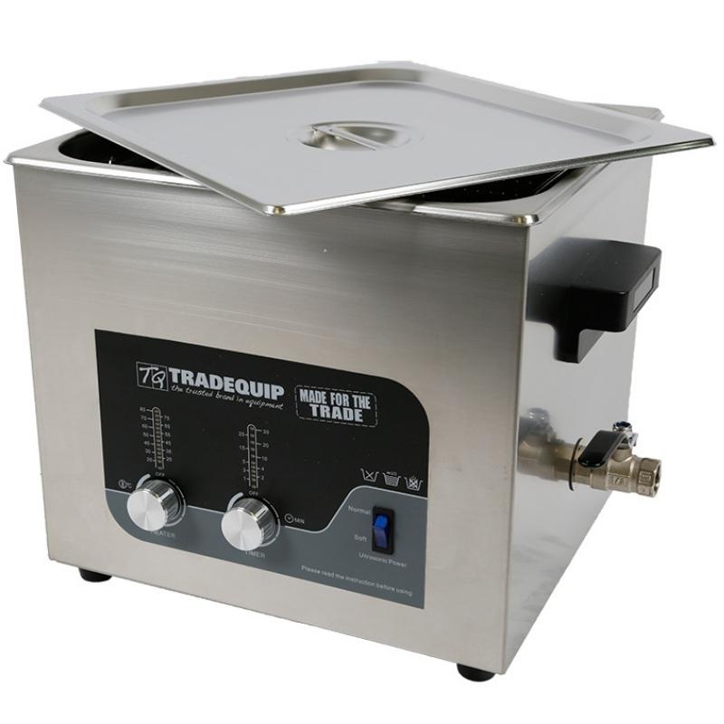 TRADEQUIP Ultrasonic Parts Cleaner 13 Litre - GO Industrial - 1037T
