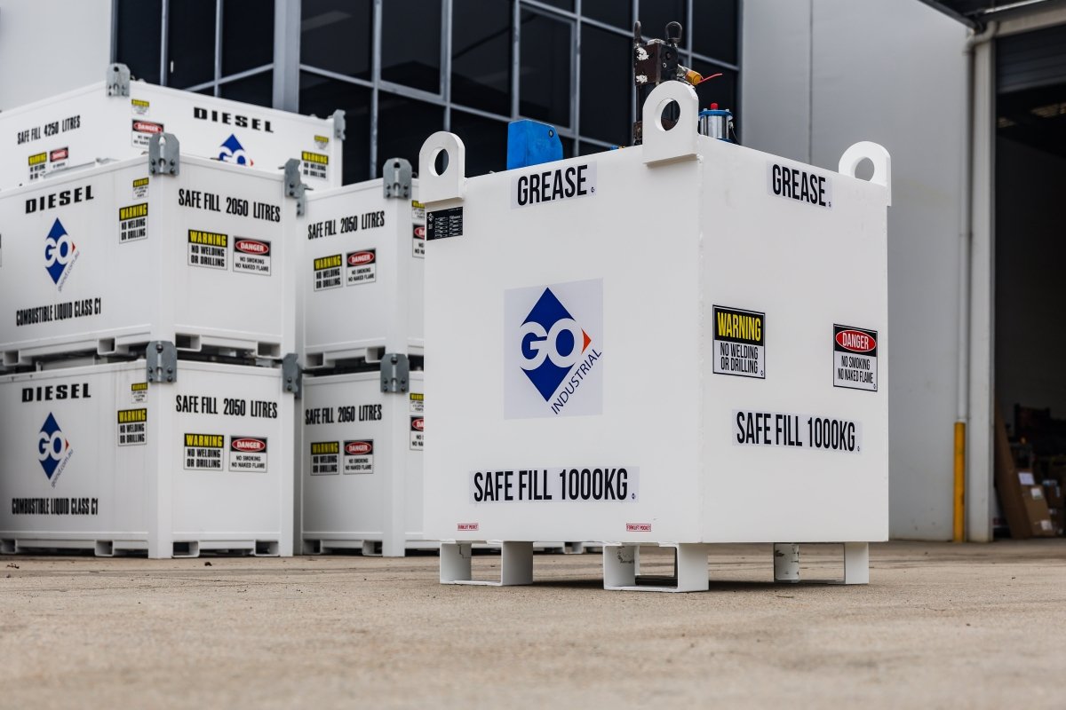 Today’s Special, Tomorrow’s Standard: A Custom Fabricated 1000kg Bulk Grease Storage for MacKellar Mining - GO Industrial