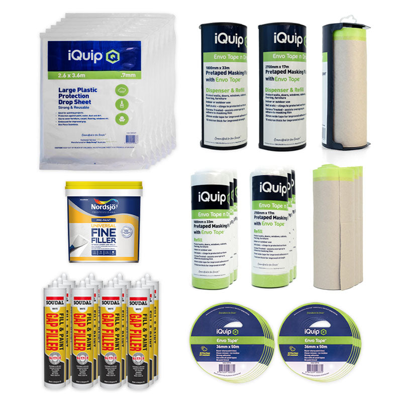 GO 5-Room Prep Kit - Ideal DIY Painter Bundle