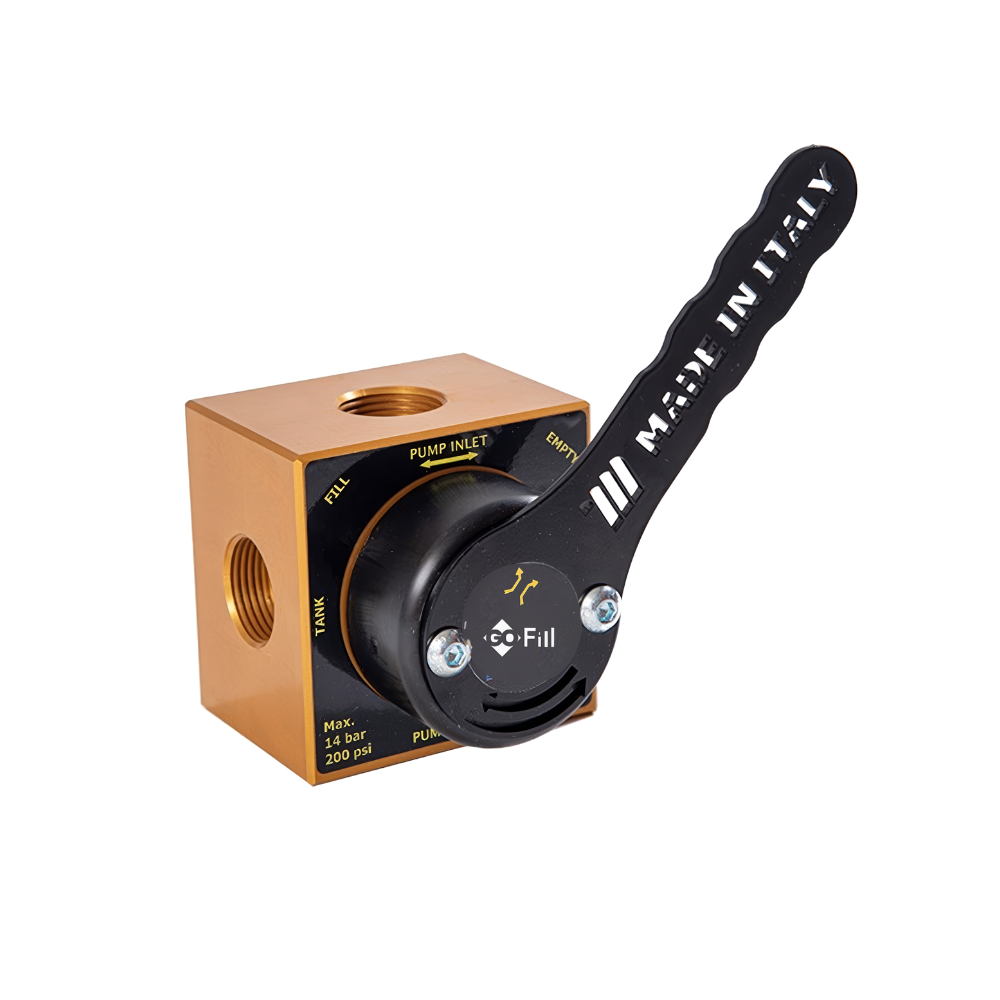 GO Fill 4-Way Evacuation Valve DN25 (1”) BSP F
