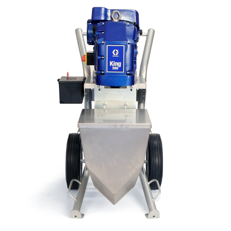 Graco King E60 Hazardous Location Heavy Fluids Heavy Duty Cart Hopper No Filter Gun Hose Whip Tip 273262