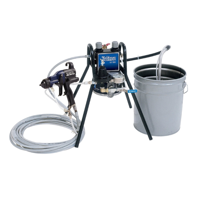 Graco Triton Alum Spray Package Pro Xp60 Electrostatic Gun