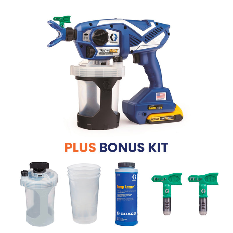 Graco UltraMAX Cordless Handheld Airless Sprayer with Bonus Kit 17N225-B