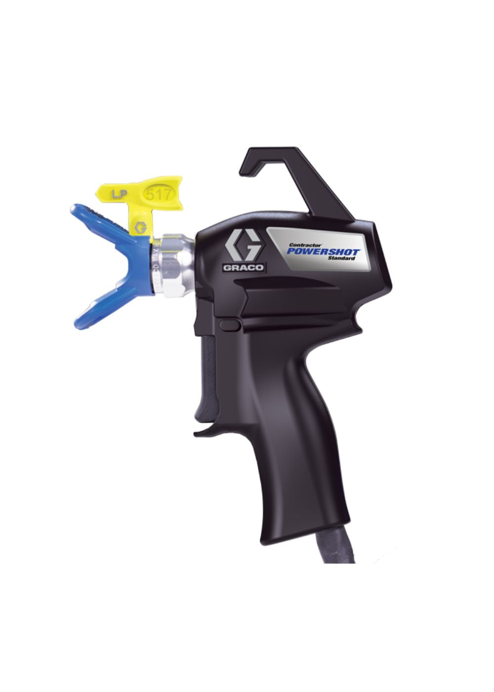 Instant Response Electric Powered Gun | Virtually eliminates splits while reducing sprayer fatigue due to it's industry's lightest trigger pull. The smallest, lightest airless gun ever built.