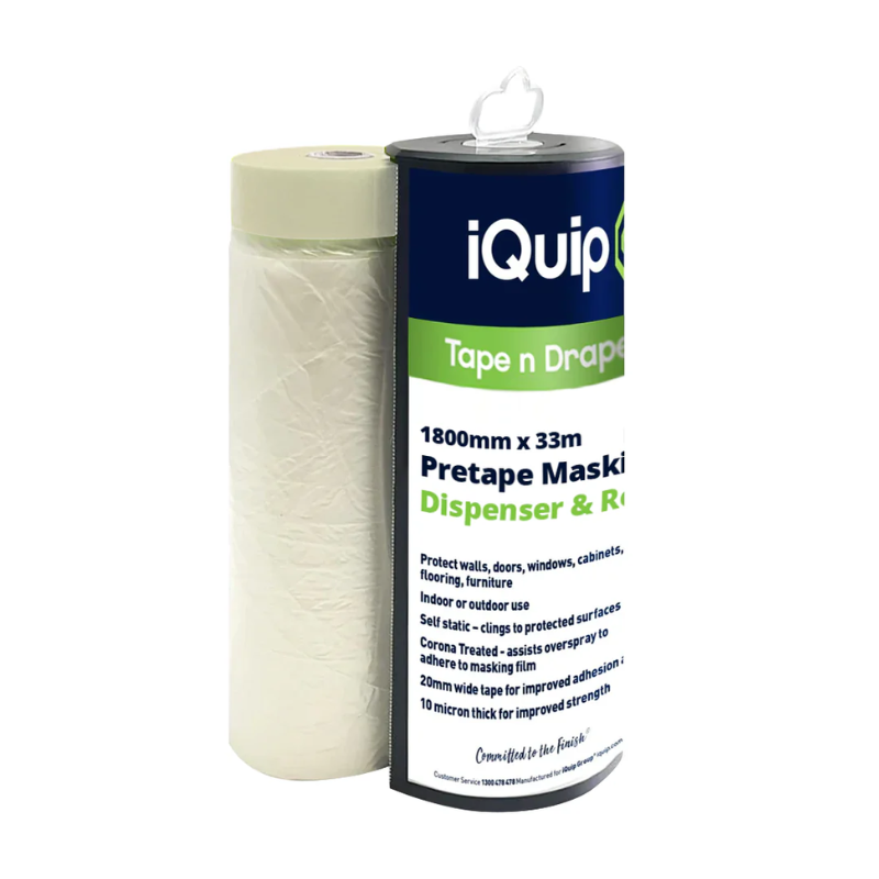 IQUIP Pre-taped Masking Film & Dispenser