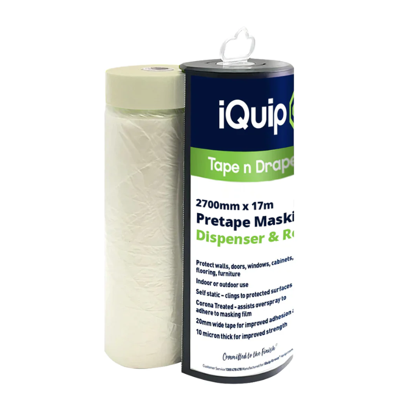 IQUIP Pre-taped Masking Film & Dispenser