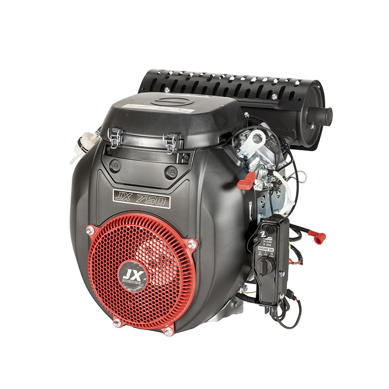 Jetwave Complete V-Twin Engine 7500CC | 1” 1/8” Keyway Shaft W/Muffler