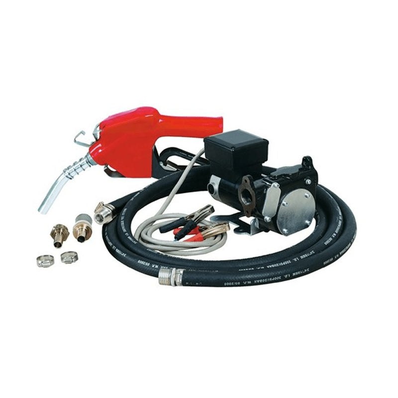Lubemate Automatic Nozzle High Flow Diesel Pump Kit 12V 56lpm - GO Industrial - L - HFFPA12V